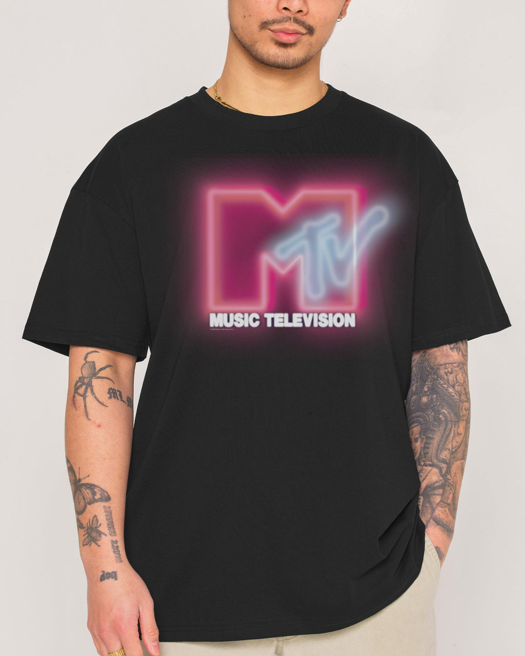 Neon MTV Logo T-Shirt