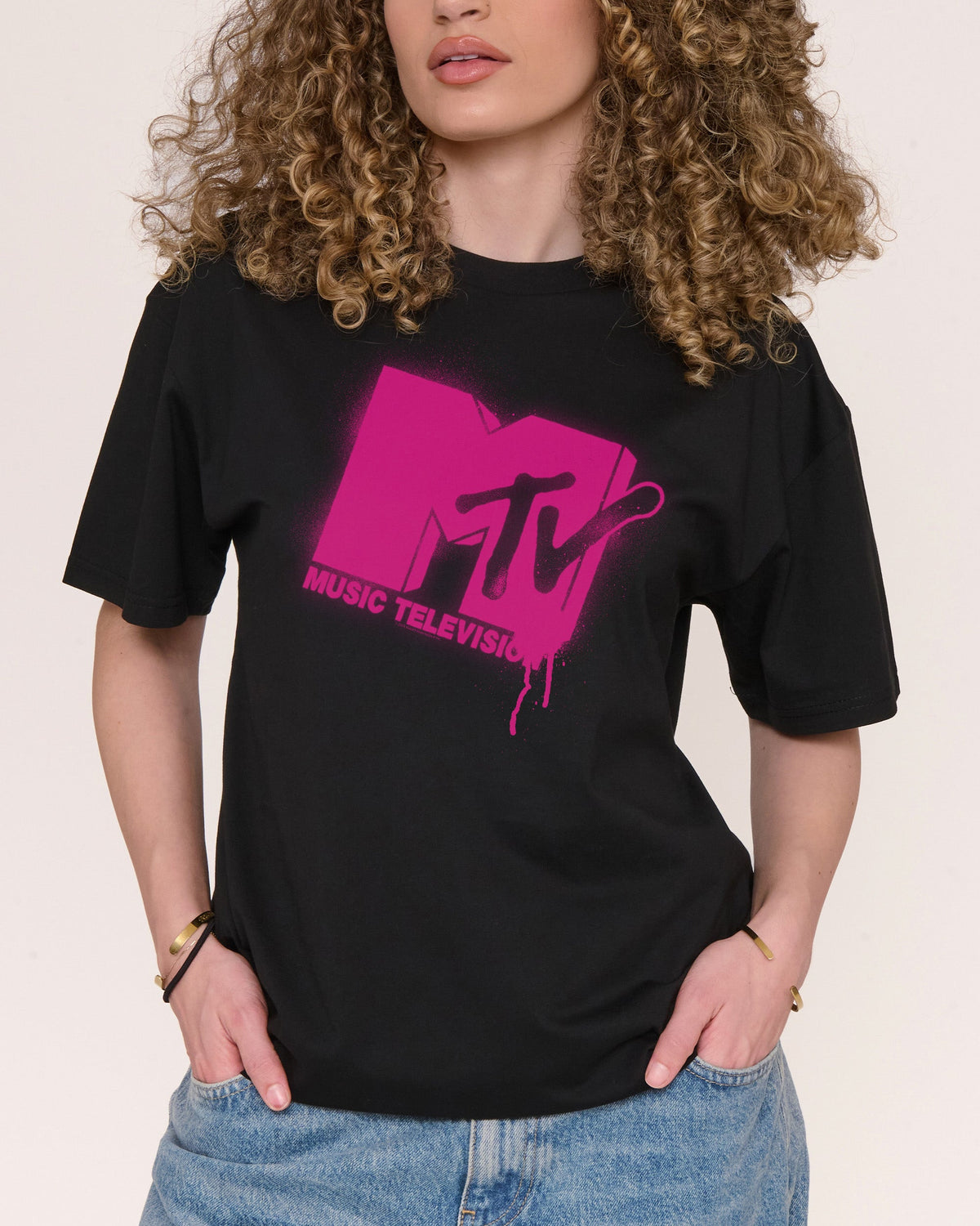 Graffiti MTV Logo T-Shirt