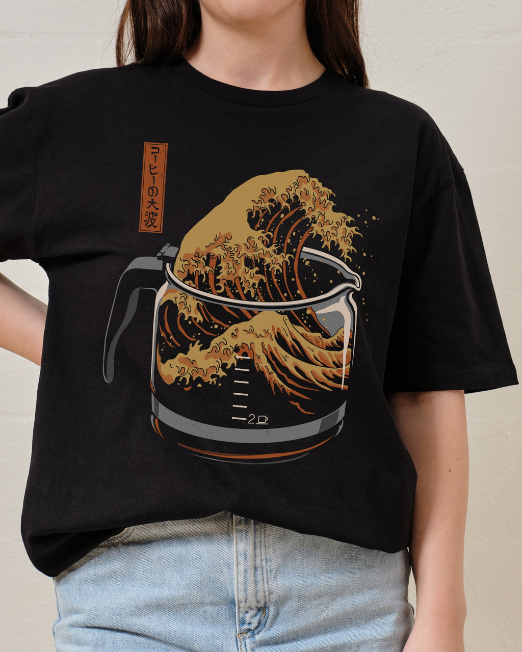 The Great Wave of Coffee T-Shirt