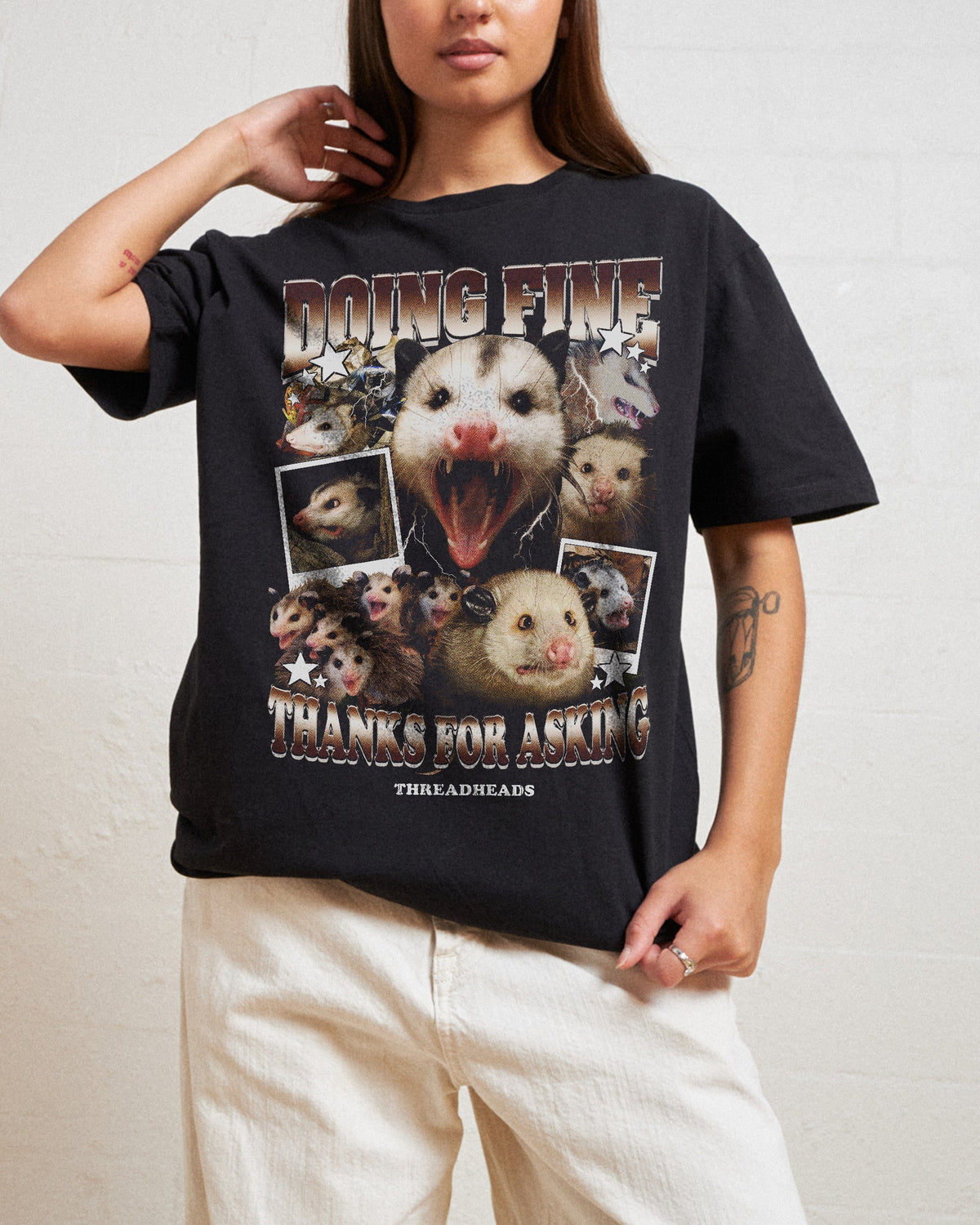 Doing Fine Opossum T-Shirt