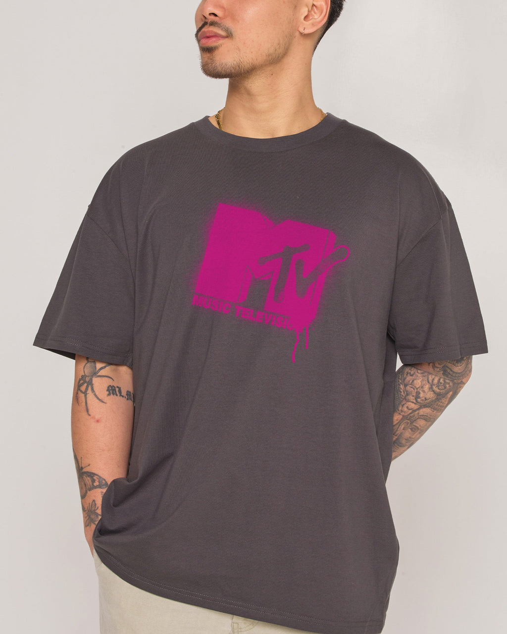 Graffiti MTV Logo T-Shirt
