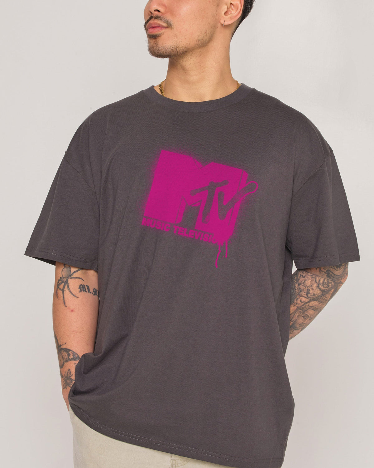 Graffiti MTV Logo T-Shirt