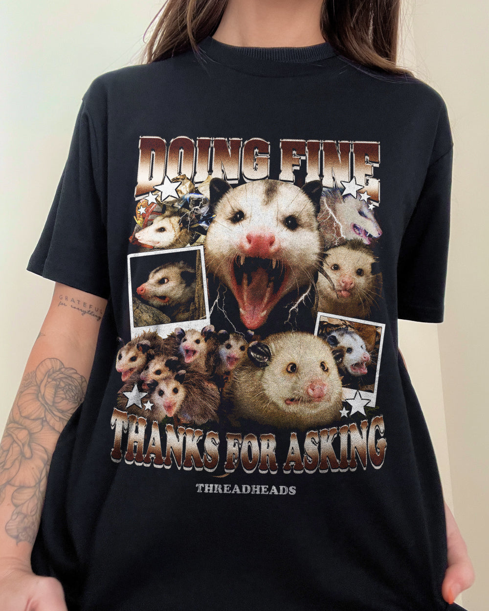 Doing Fine Opossum T-Shirt