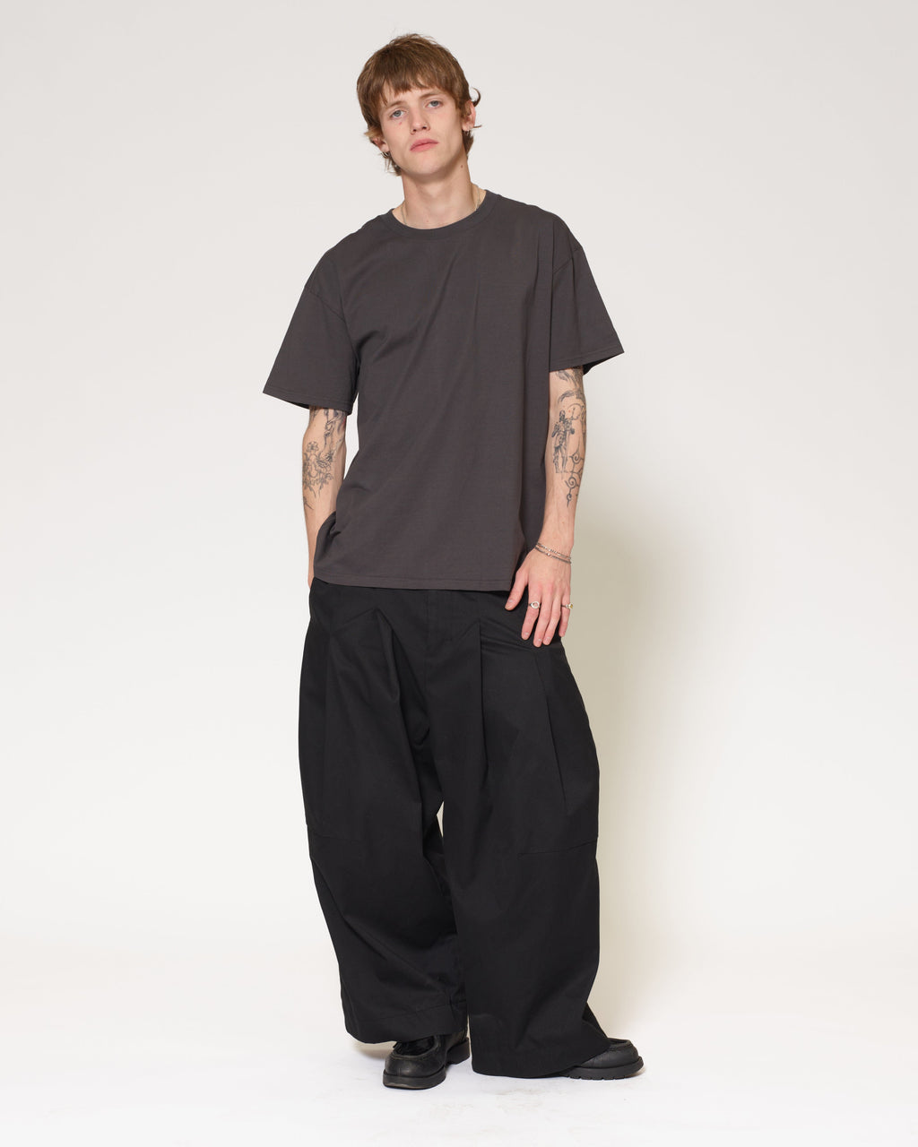 Classic Tee 5-Pack: Brown, Navy, Charcoal, Pale Blue, White