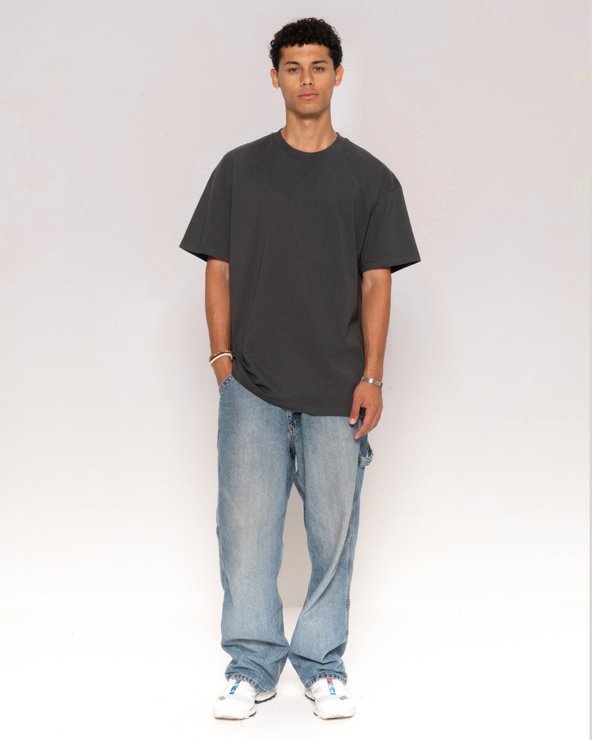 Classic Tee 5-Pack: Black, Brown, Charcoal, Navy, White