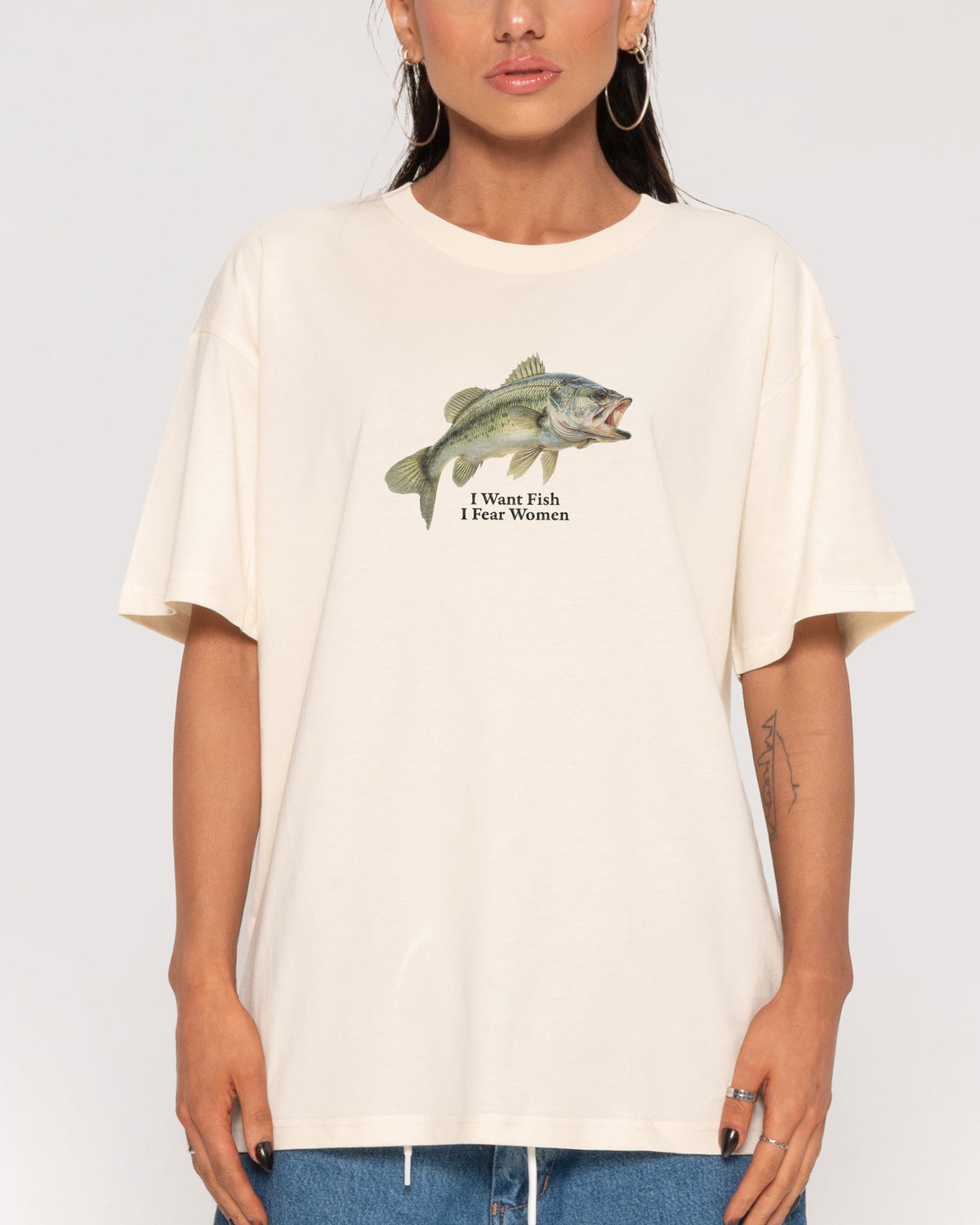 I Want Fish,I Fear Women T-Shirt