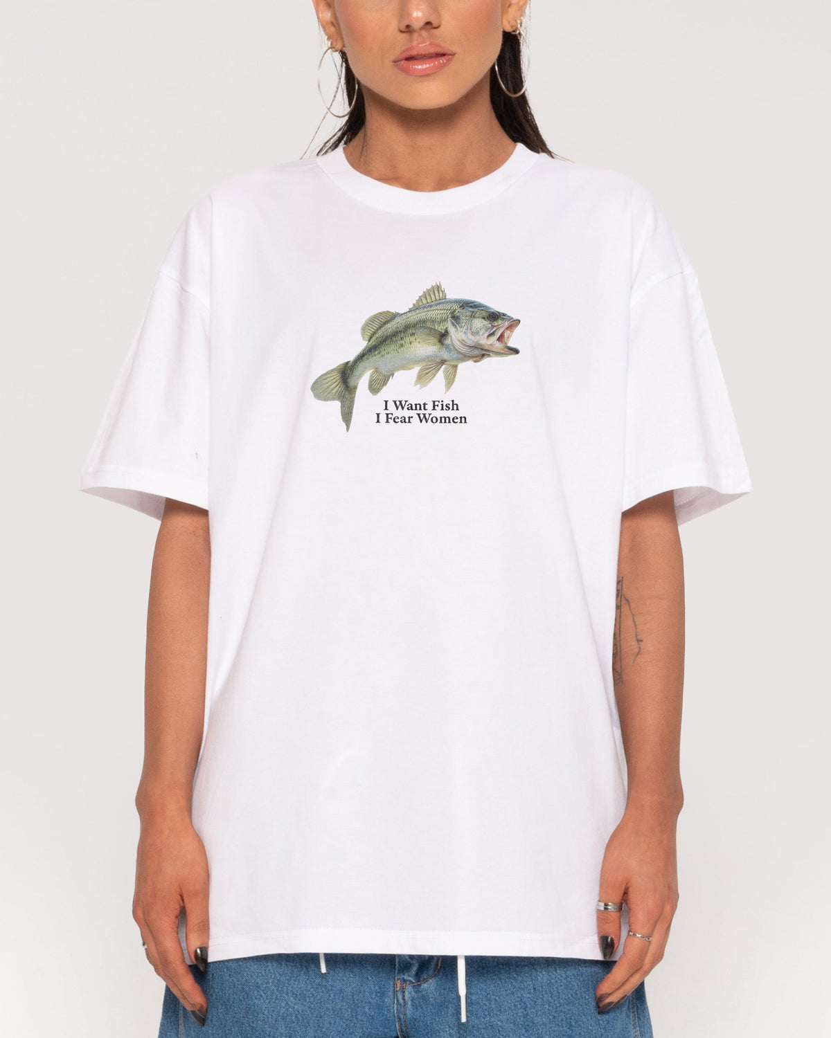 I Want Fish,I Fear Women T-Shirt